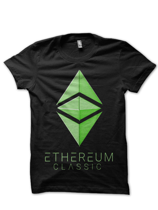 Ethereum Black T-Shirt Hoodie, Sweatshirt | CoreVibeTees.com