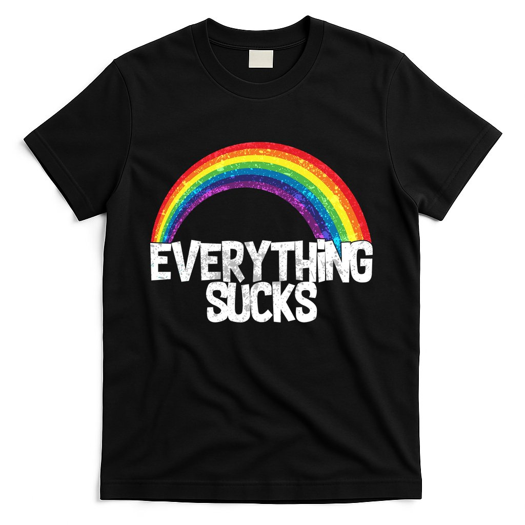 Everything Sucks Rainbow T-Shirt Hoodie, Sweatshirt | CoreVibeTees.com