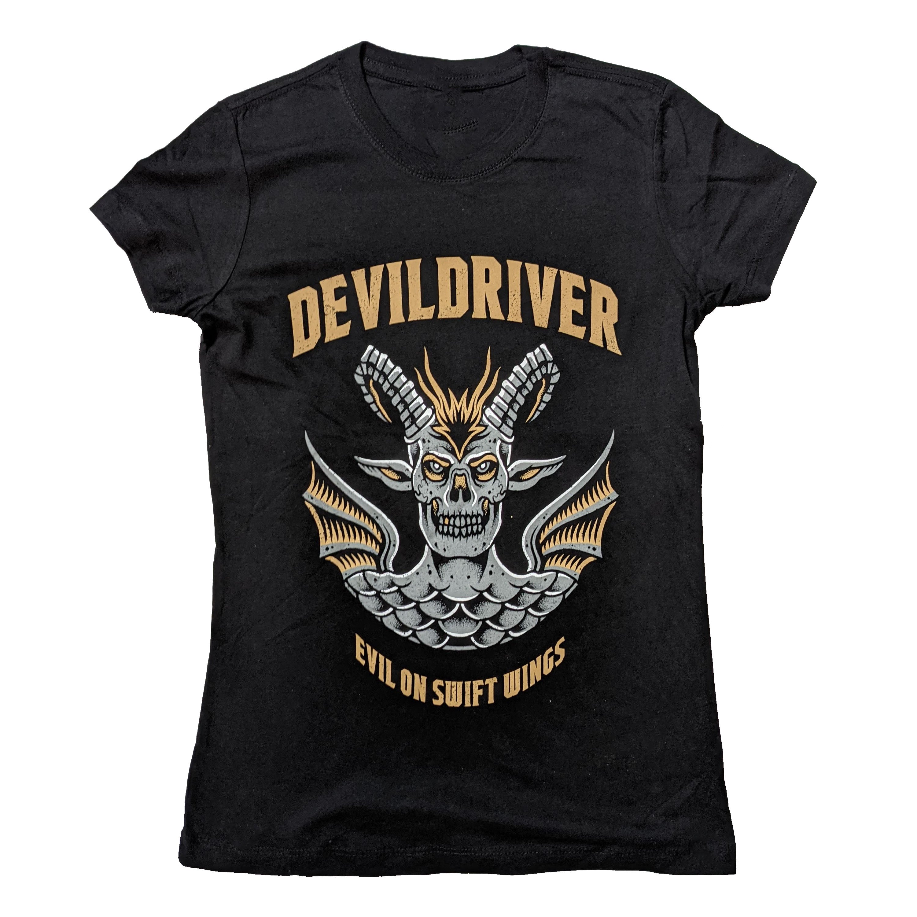DevilDriver - Evil On Swift Wings Girls t-shirt Hoodie, Sweatshirt | CoreVibeTees.com