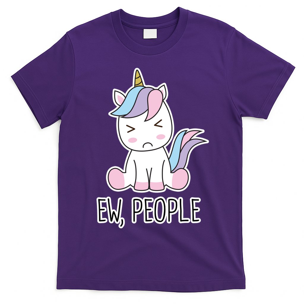 Ew People Funny Cute Unicorn T-Shirt Hoodie, Sweatshirt | CoreVibeTees.com