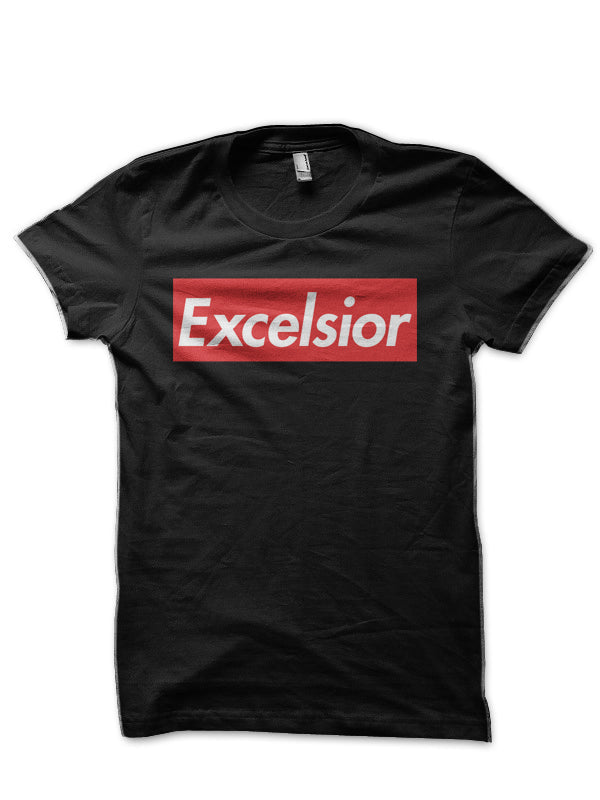 Excelsior Black T-Shirt Hoodie, Sweatshirt | CoreVibeTees.com