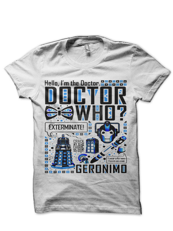 Doctor Who White T-Shirt Style002 Hoodie, Sweatshirt | CoreVibeTees.com