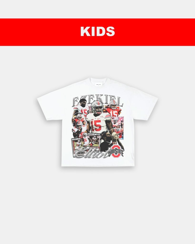 EZEKIEL ELLIOT - OSU - KIDS TEE Hoodie, Sweatshirt | CoreVibeTees.com (Image 2)