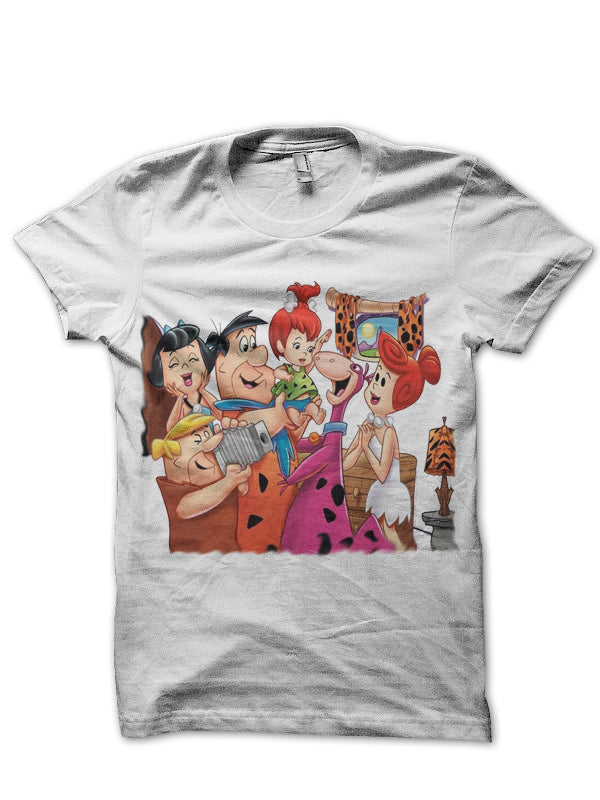 Flintstones White Tee Style001 Hoodie, Sweatshirt | CoreVibeTees.com