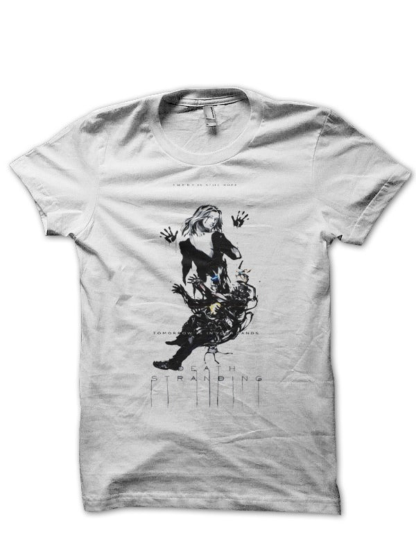 Death Stranding Half Sleeve White T-Shirt Hoodie, Sweatshirt | CoreVibeTees.com