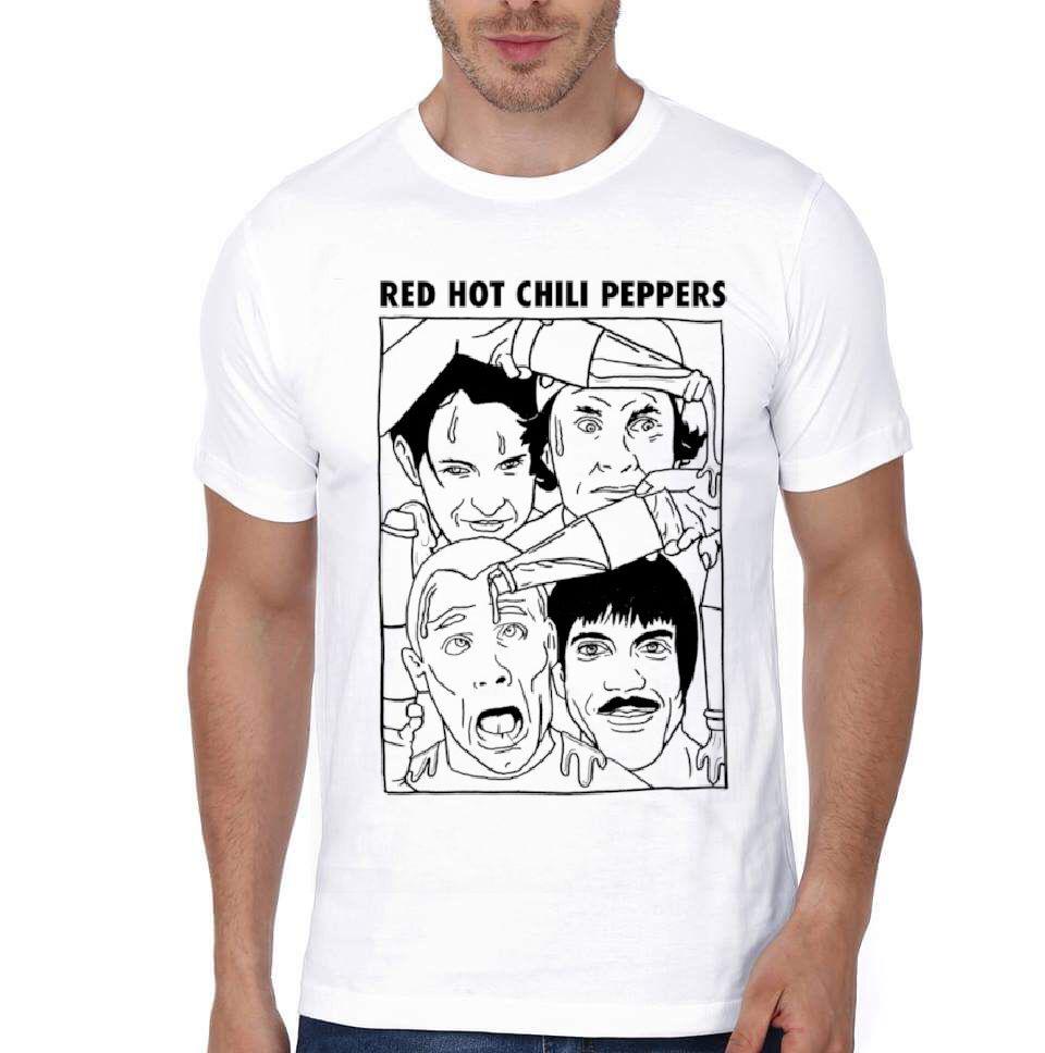 Red Hot Chili Peppers White T-Shirt Style007 Hoodie, Sweatshirt | CoreVibeTees.com