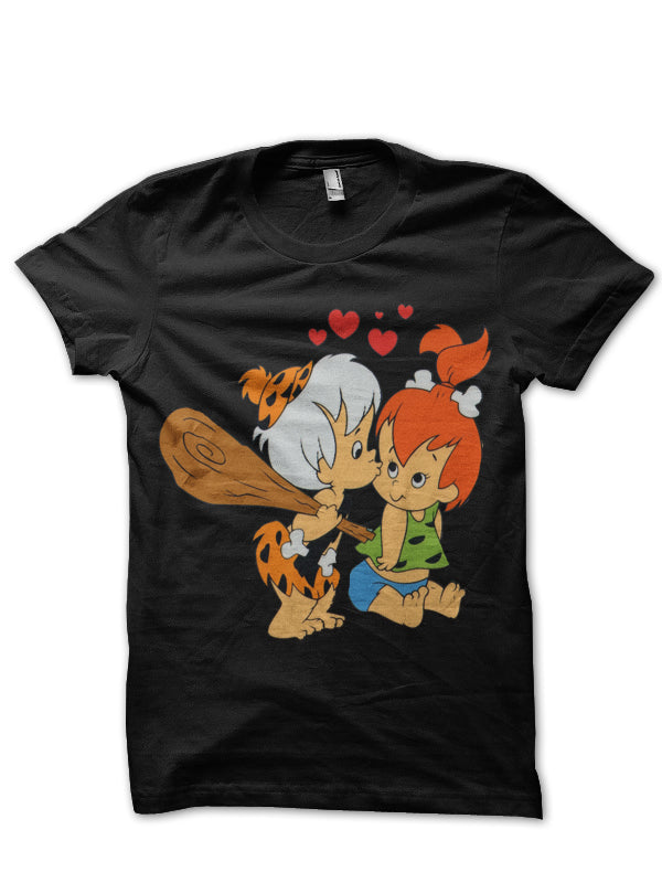 Flintstones Black Tee Hoodie, Sweatshirt | CoreVibeTees.com