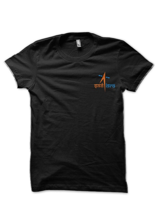 Isro Black Half Sleeve T-Shirt Hoodie, Sweatshirt | CoreVibeTees.com