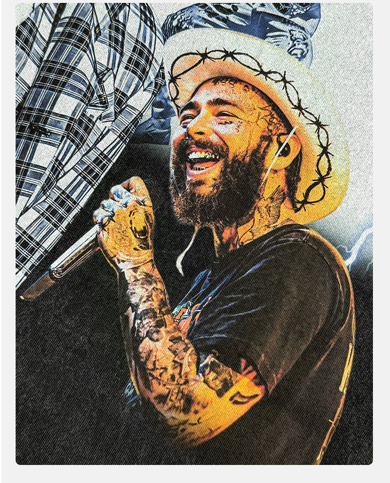 Post Malone Sweatshirt Style004 T-Shirts, Hoodie | CoreVibeTees.com (Image 3)