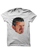 Guenther Half Sleeve White T-Shirt Hoodie, Sweatshirt | CoreVibeTees.com