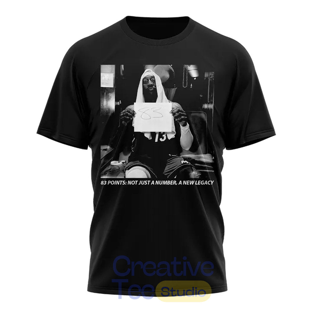 Bam Adebayo 83 POINTS: NOT JUST A NUMBER, A NEW LEGACY T-Shirt