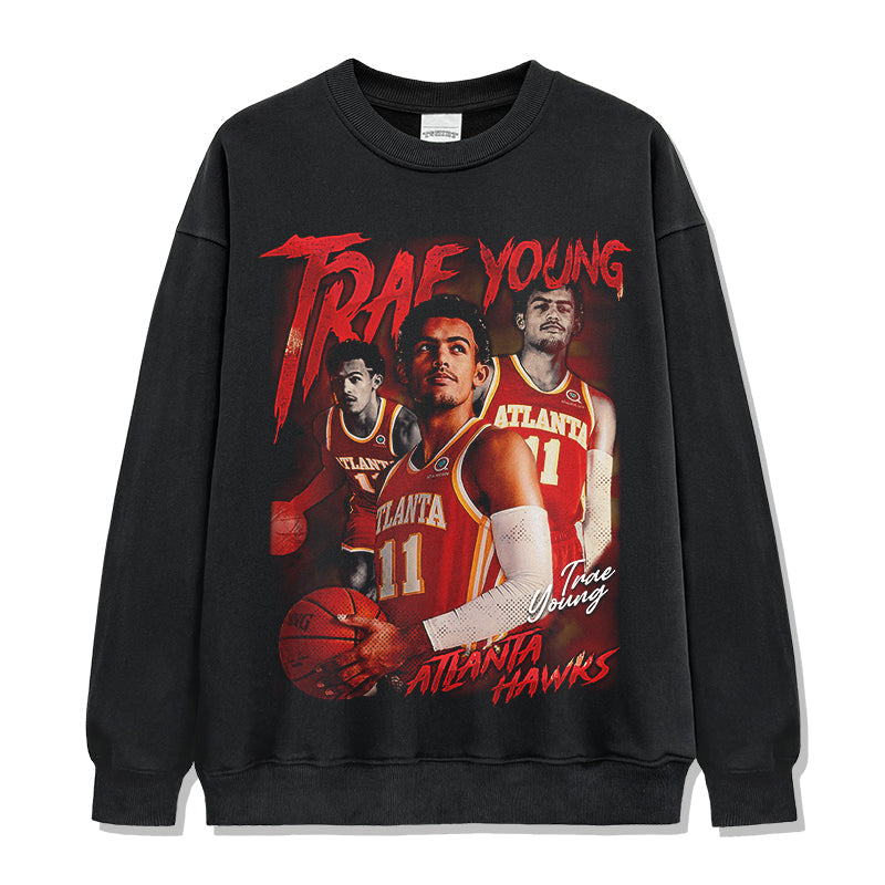 Trae Young Sweatshirt NBA 2024 Style001 T-Shirts, Hoodie | CoreVibeTees.com (Image 3)
