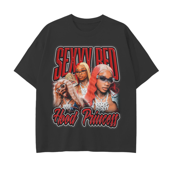 SEXXY RED "HOOD PRINCESS" TEE Hoodie, Sweatshirt | CoreVibeTees.com (Image 1)