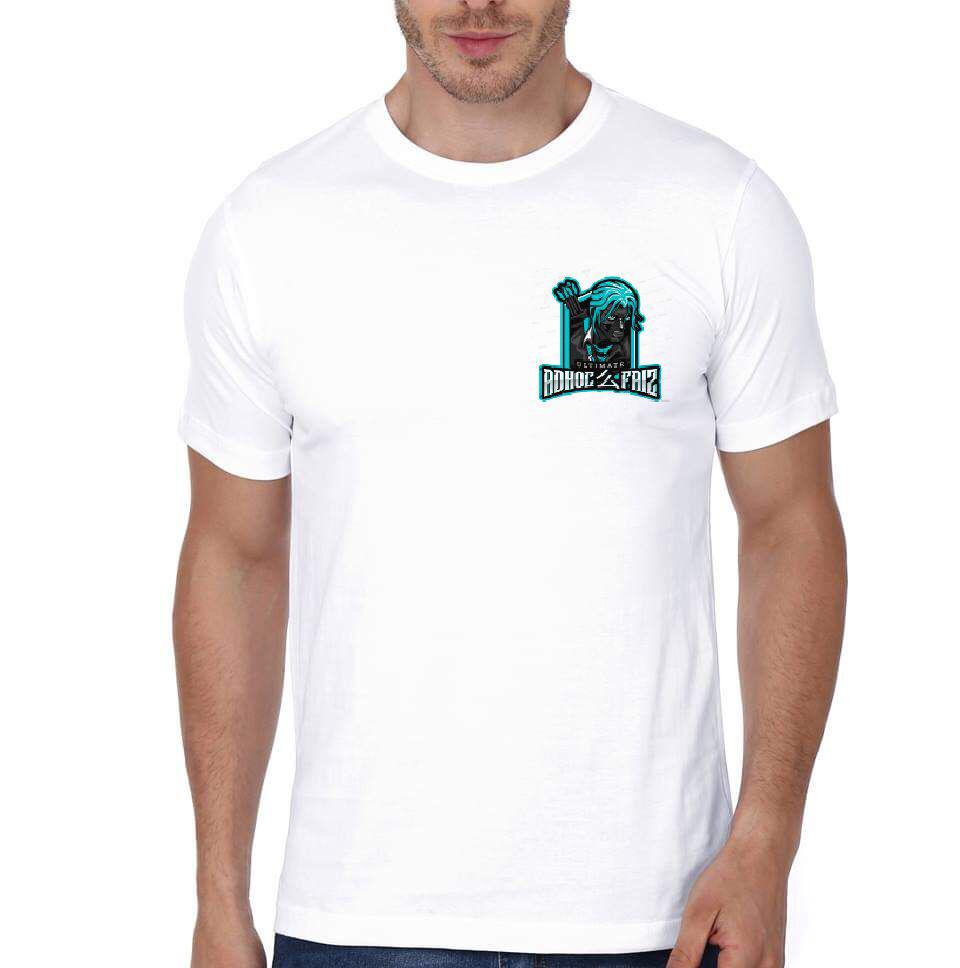 Ultimate Adhoc Faiz Half Sleeve White T-Shirt Hoodie, Sweatshirt | CoreVibeTees.com