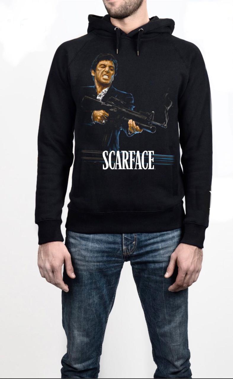 Scarface Black Hoodie T-Shirts, Sweatshirt | CoreVibeTees.com