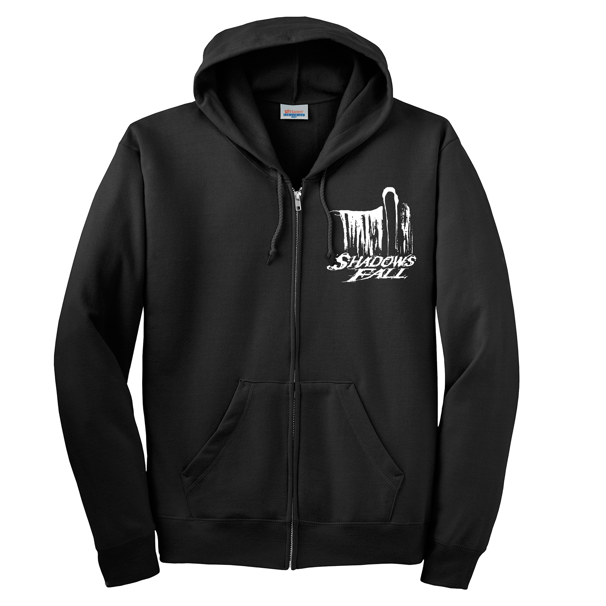 Shadows Fall - Winged Skull Zip Hoodie T-Shirts, Sweatshirt | CoreVibeTees.com (Image 2)