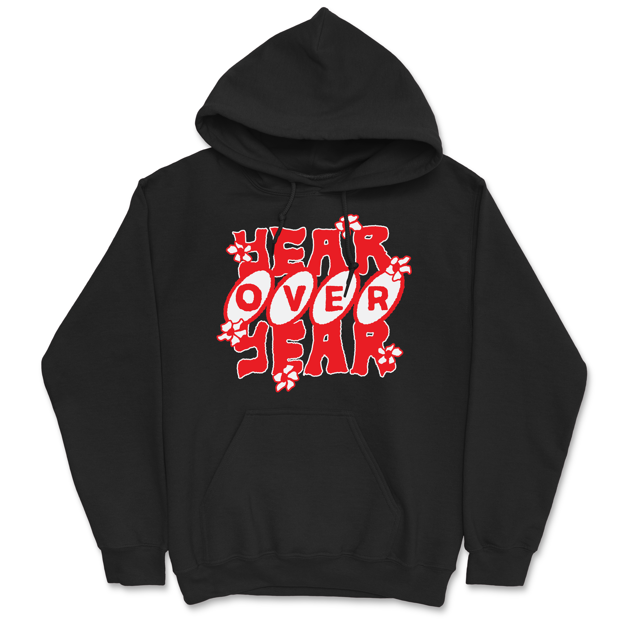 Year Over Year - Red Logo Hoodie T-Shirts, Sweatshirt | CoreVibeTees.com