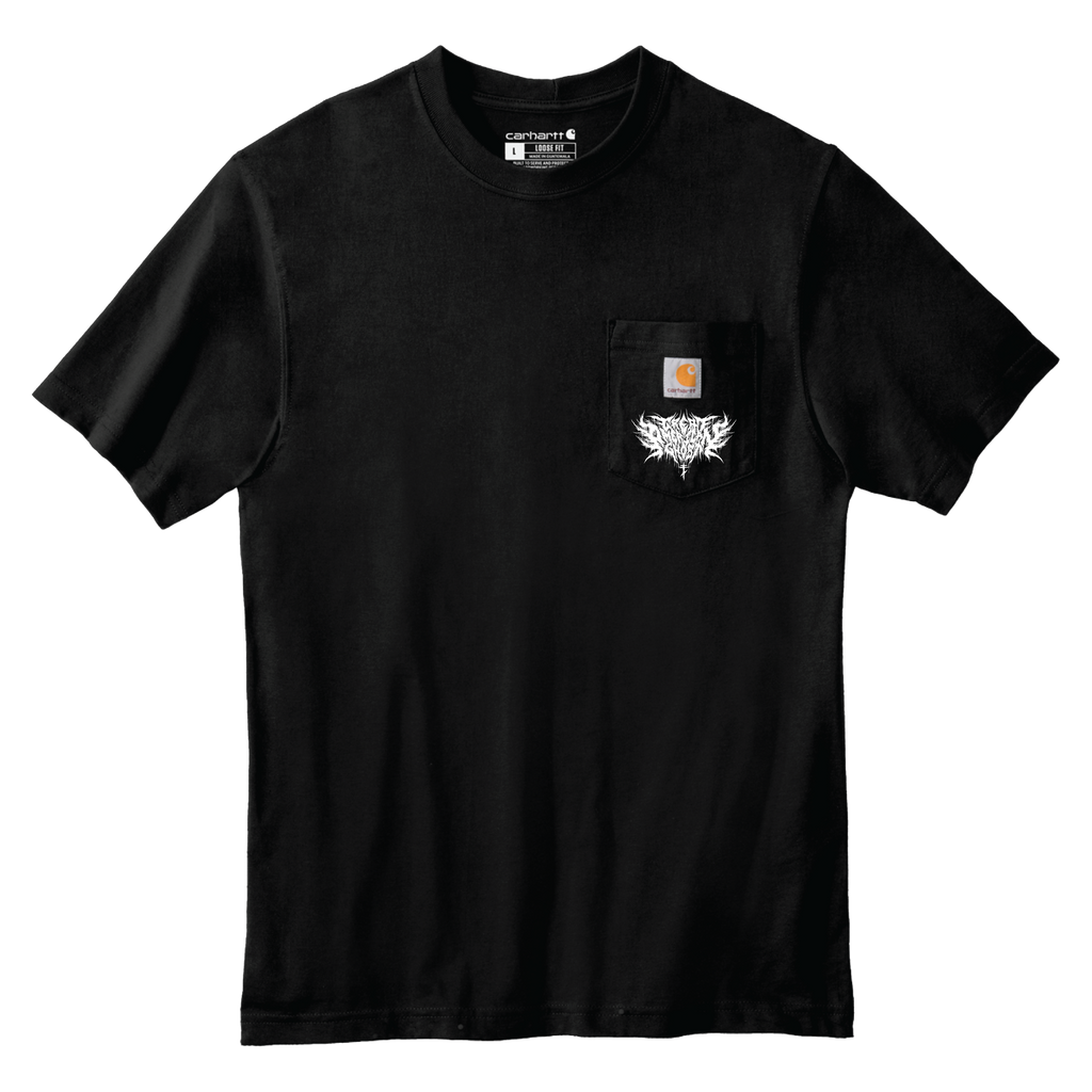 Great American Ghost - Metal Logo Pocket Tee Hoodie, Sweatshirt | CoreVibeTees.com