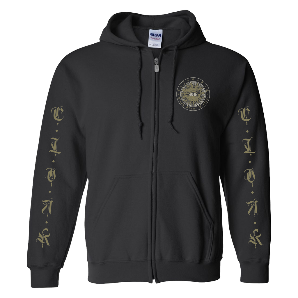 Cloak - Black Flame Eternal Zip Hoodie T-Shirts, Sweatshirt | CoreVibeTees.com (Image 1)