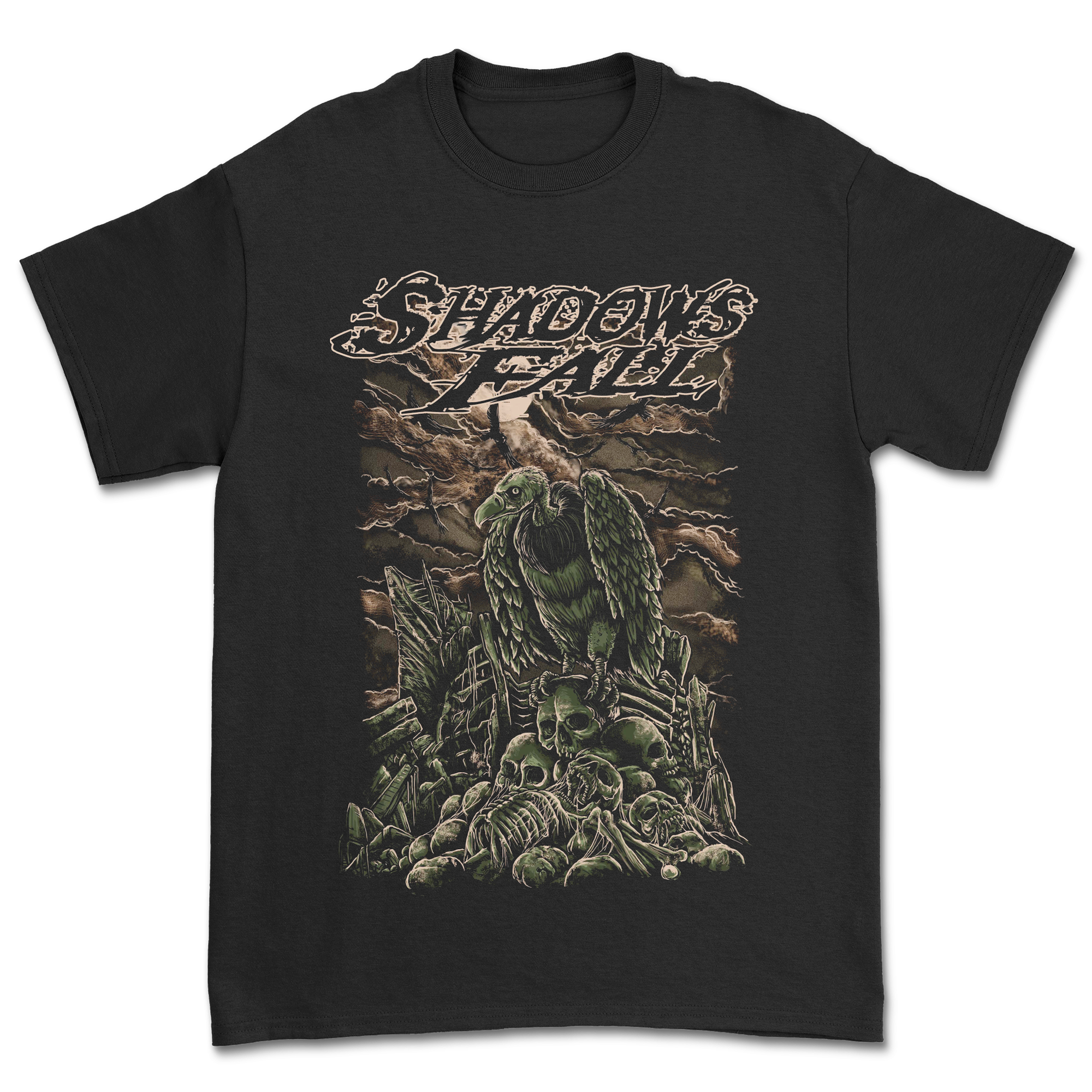Shadows Fall - Wasteland T-Shirt Hoodie, Sweatshirt | CoreVibeTees.com (Image 2)