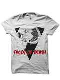 Faces Of Death White Half Sleeve T-Shirt Hoodie, Sweatshirt | CoreVibeTees.com