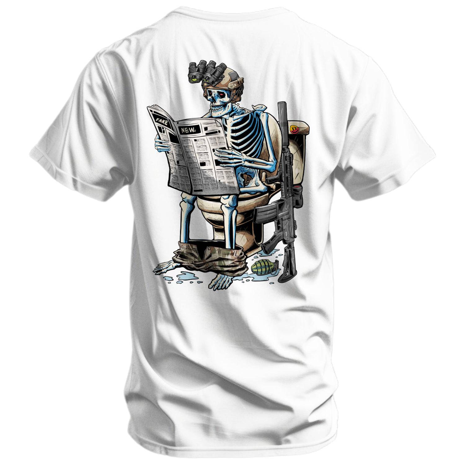 Fake News Reading Operator Men's T-Shirt Hoodie, Sweatshirt | CoreVibeTees.com (Image 3)