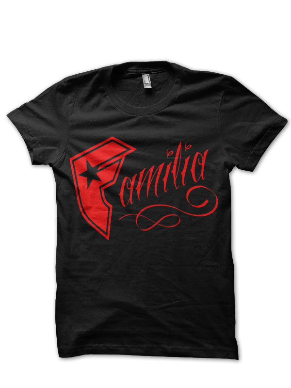 Familia Black T-Shirt Hoodie, Sweatshirt | CoreVibeTees.com