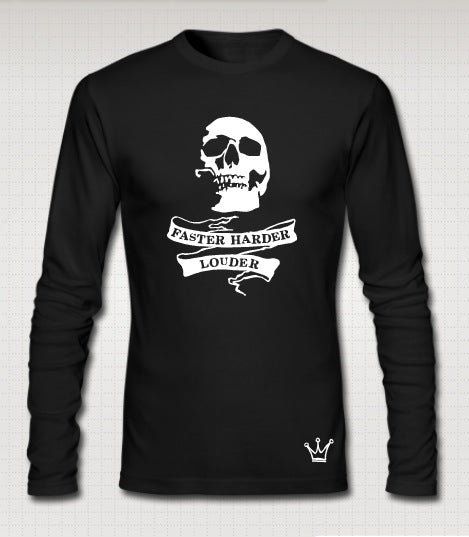 Faster Skull Full Sleeves T-Shirts, Hoodie, Sweatshirt | CoreVibeTees.com