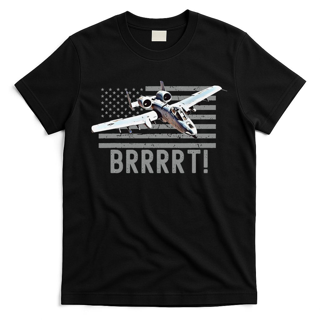 Funny A10 Thunderbolt Warthog BRRRRRT T-Shirt Hoodie, Sweatshirt | CoreVibeTees.com