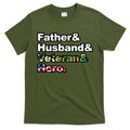 Father Husband Veteran Hero T-Shirt Hoodie, Sweatshirt | CoreVibeTees.com