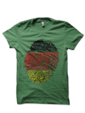 Germany Flag â€“ German Flag Fingerprint Green T-Shirt Hoodie, Sweatshirt | CoreVibeTees.com