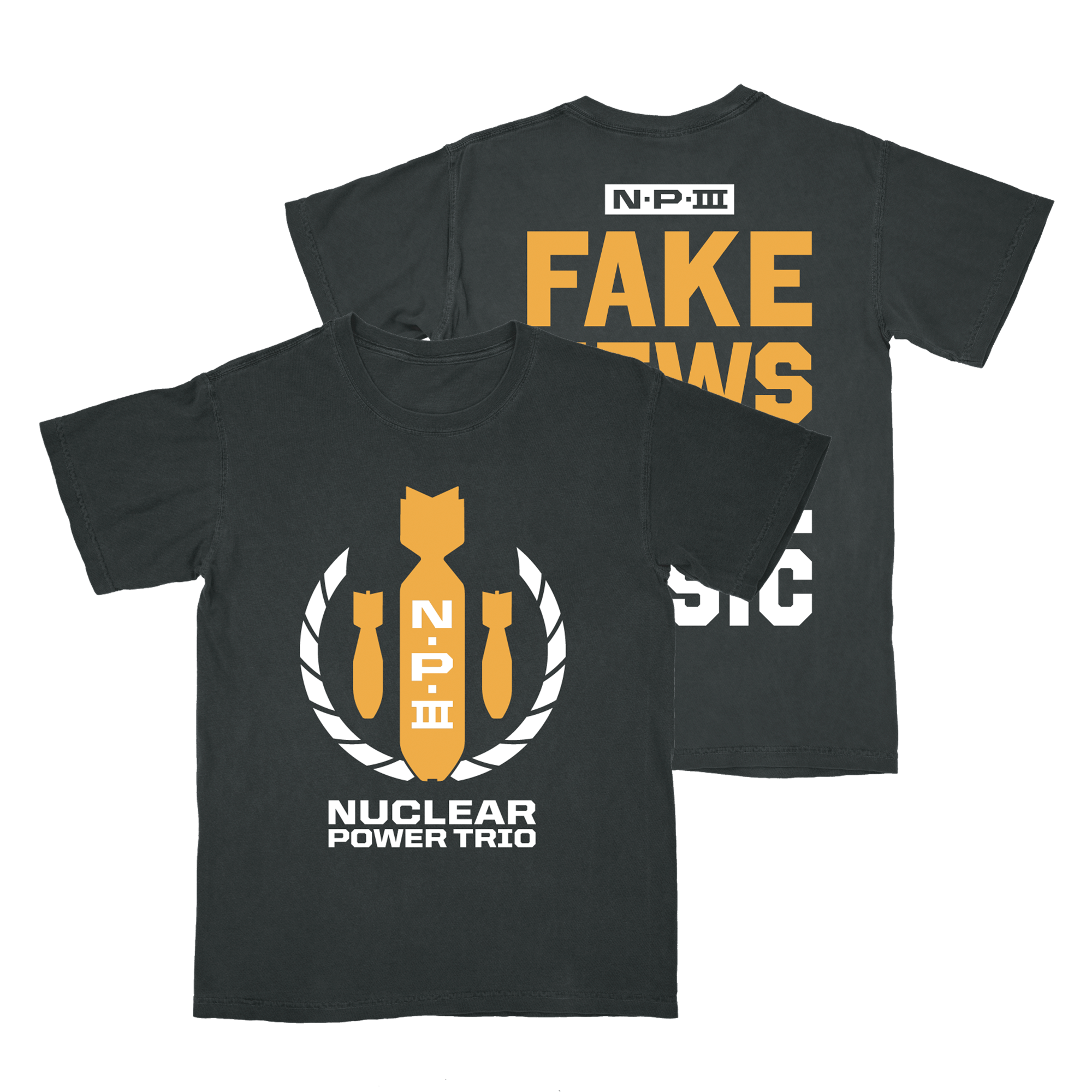 Nuclear Power Trio - Fake News Tee Hoodie, Sweatshirt | CoreVibeTees.com (Image 1)