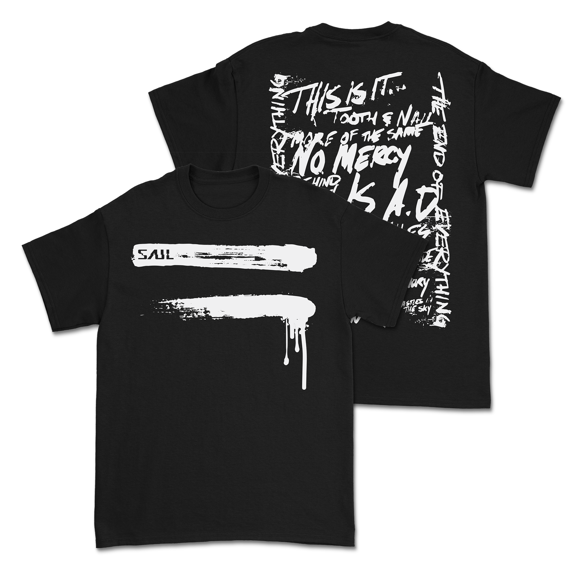 SAUL - Equals T-Shirt - Black Hoodie, Sweatshirt | CoreVibeTees.com (Image 1)