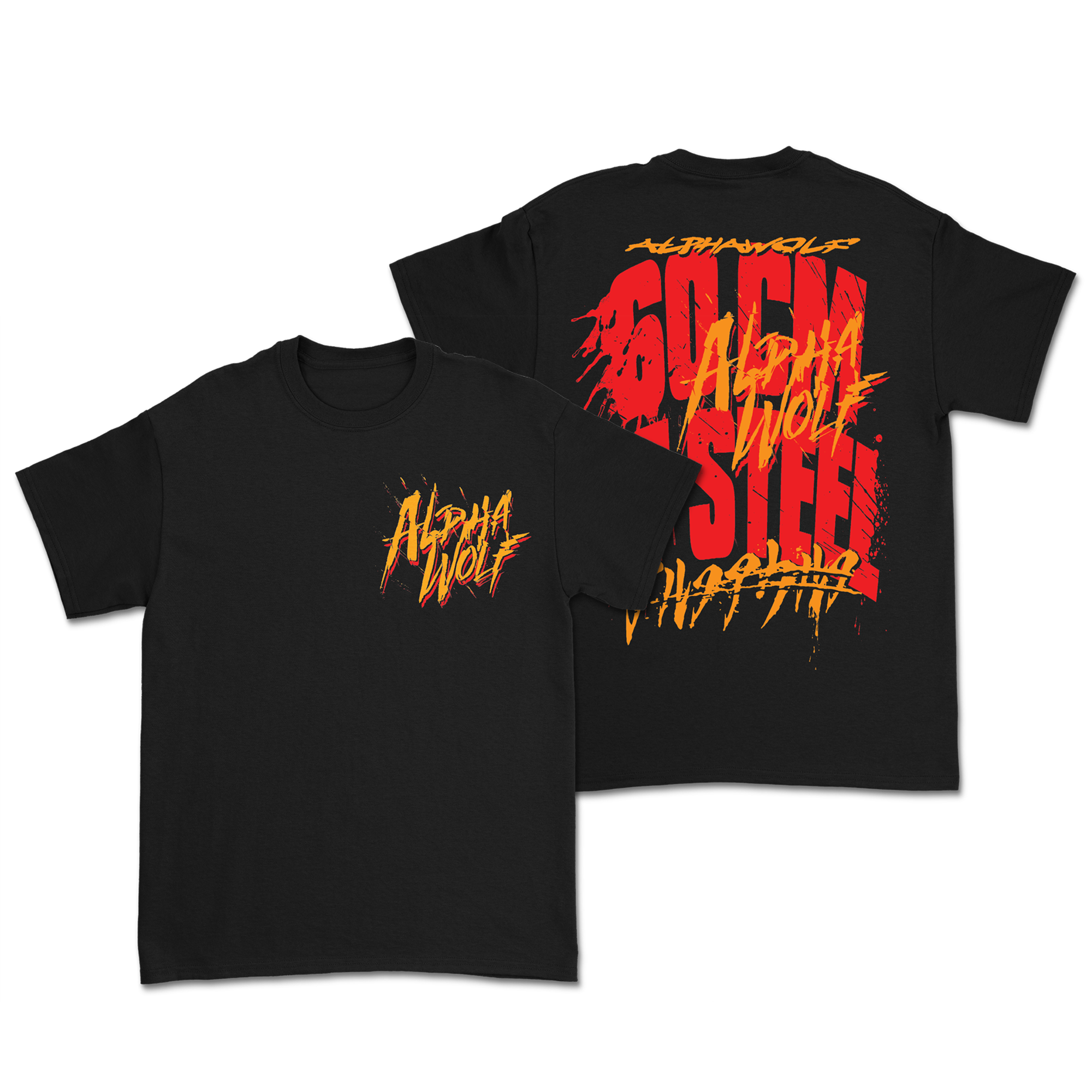 Alpha Wolf - Steel T-Shirt Hoodie, Sweatshirt | CoreVibeTees.com (Image 1)