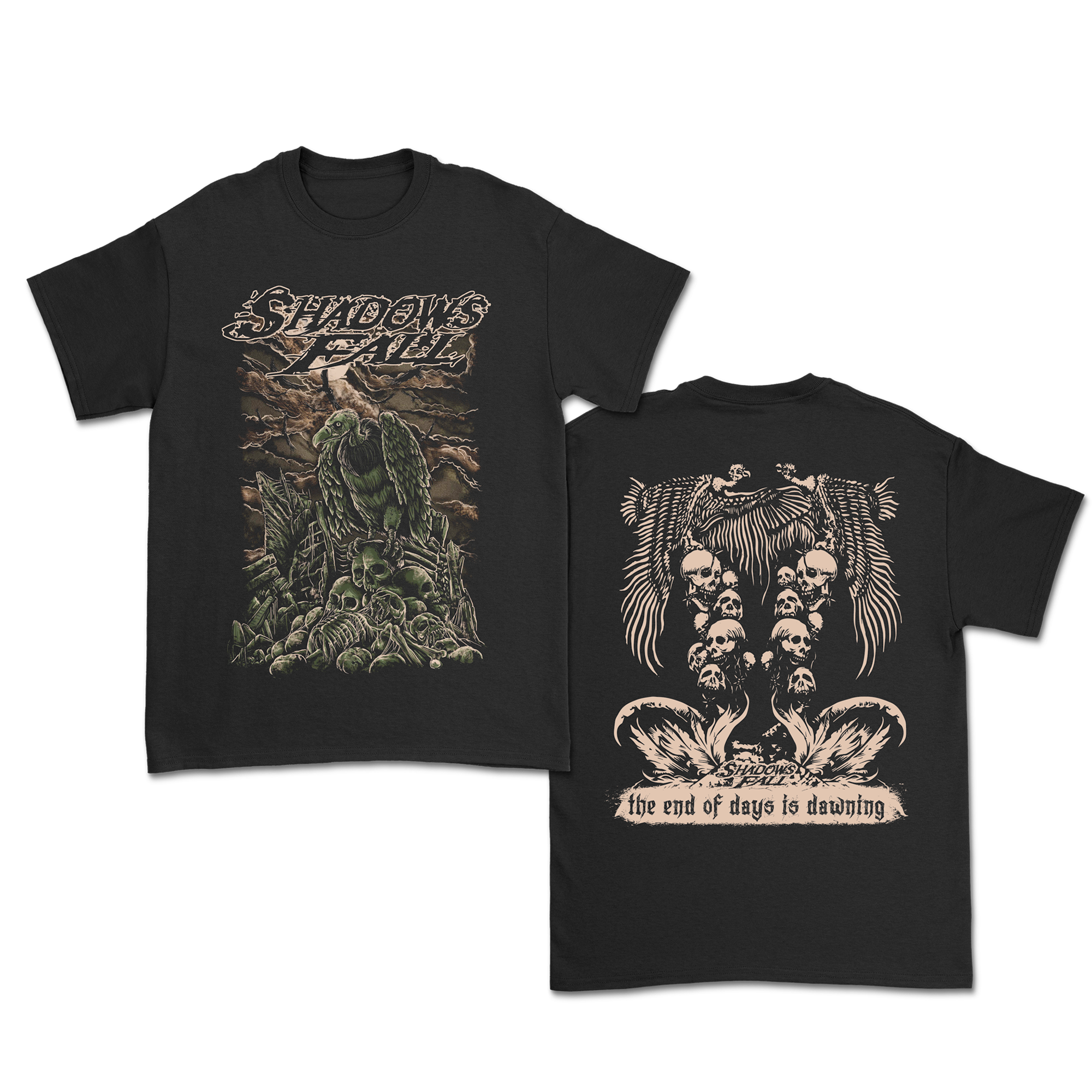 Shadows Fall - Wasteland T-Shirt Hoodie, Sweatshirt | CoreVibeTees.com (Image 1)
