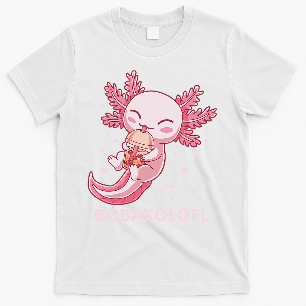 Funny Bobaxolotl Boba Tea Bubble Milk Kawaii Axolotl Anime T-Shirt Hoodie, Sweatshirt | CoreVibeTees.com