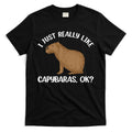 Funny Capybara Art For Men Women Kids Rodent Capybara Lover T-Shirt Hoodie, Sweatshirt | CoreVibeTees.com