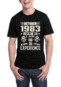 October 1983 Black T-Shirt Hoodie, Sweatshirt | CoreVibeTees.com