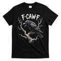 F Caw F Funny Raven Crow Vintage Gothic Bird Pun T-Shirt Hoodie, Sweatshirt | CoreVibeTees.com