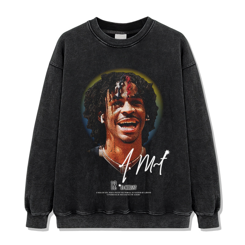Ja Morant Sweatshirt NBA 2024 Style008 T-Shirts, Hoodie | CoreVibeTees.com (Image 4)