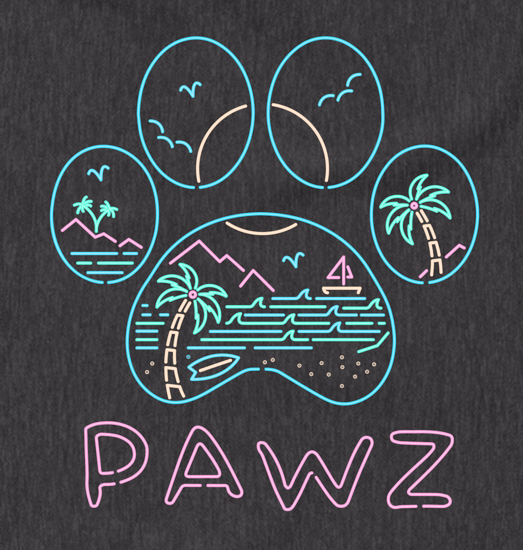 Neon Beach (Adult Hoodie) T-Shirts, Sweatshirt | CoreVibeTees.com (Image 3)