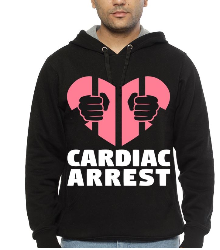 Cardiac Arrest â€“ Doctor Nurse Black Hoodie T-Shirts, Sweatshirt | CoreVibeTees.com