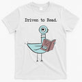 Funny Driven To Read Pigeon Library Reading Books Reader Funny T-Shirt Hoodie, Sweatshirt | CoreVibeTees.com