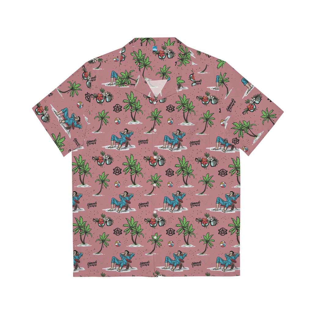 Edmund's Escape Pink Hawaiian Shirt Hoodie, Sweatshirt | CoreVibeTees.com (Image 1)
