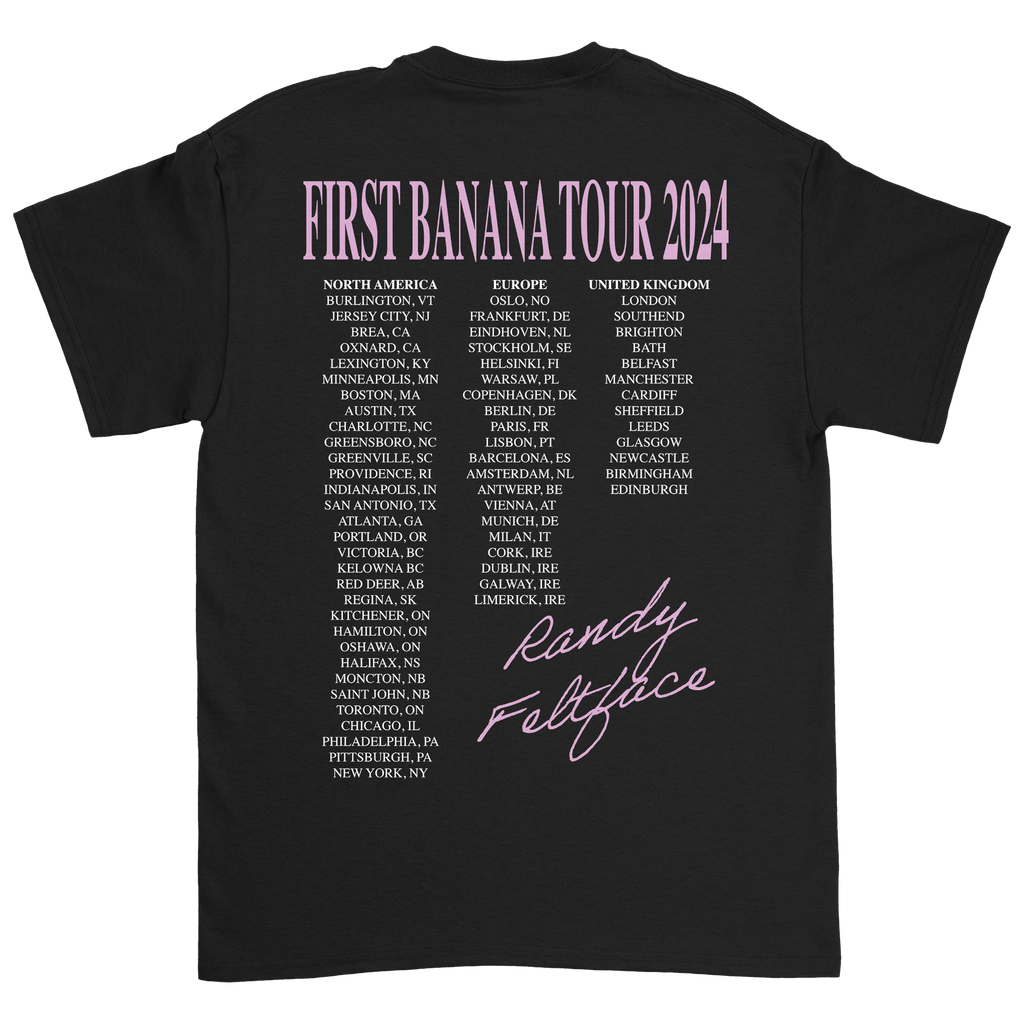 Randy Feltface - First Banana Tour Tee Hoodie, Sweatshirt | CoreVibeTees.com (Image 3)