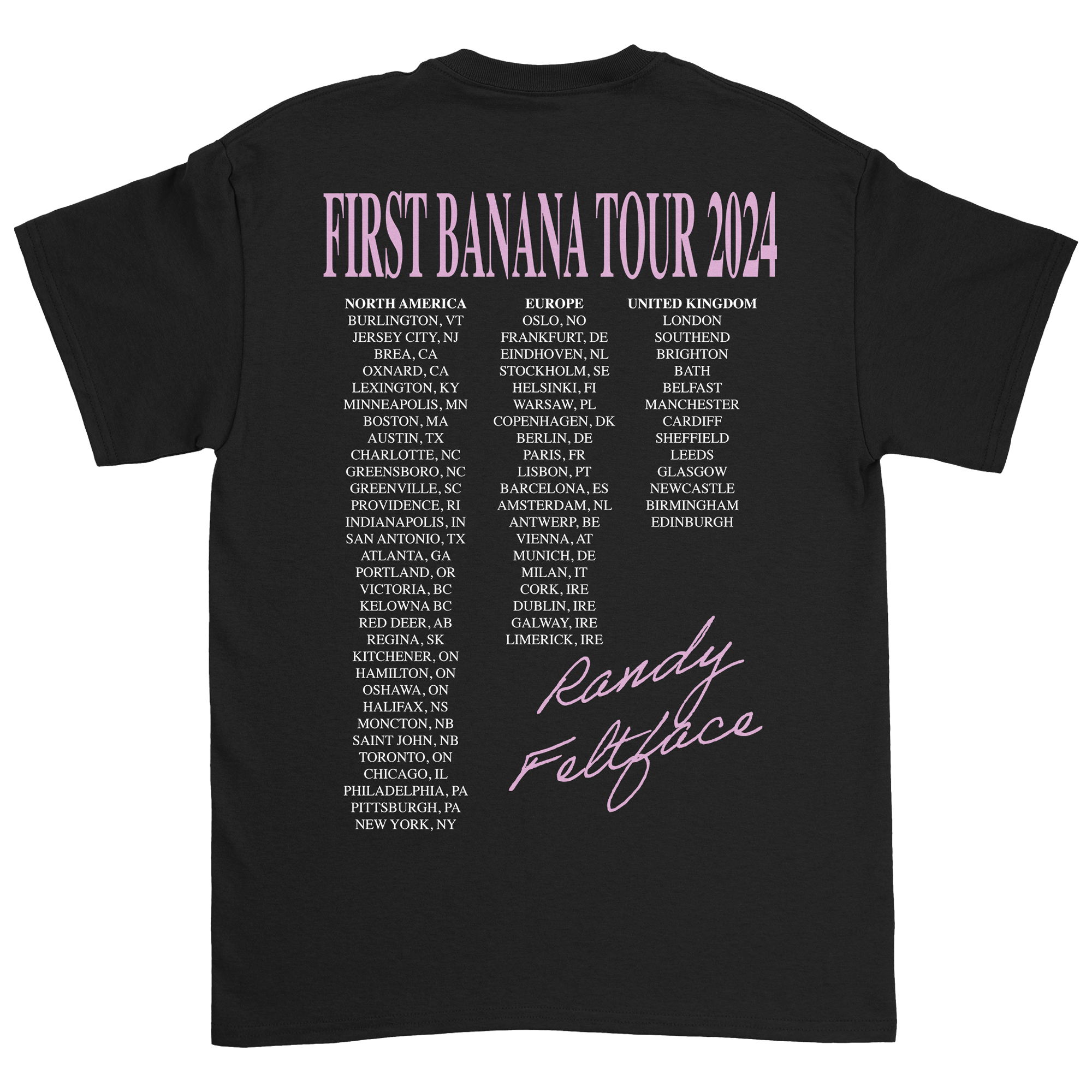 Randy Feltface - First Banana Tour Tee Hoodie, Sweatshirt | CoreVibeTees.com (Image 3)