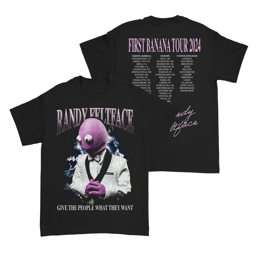 Randy Feltface - First Banana Tour Tee Hoodie, Sweatshirt | CoreVibeTees.com (Image 1)