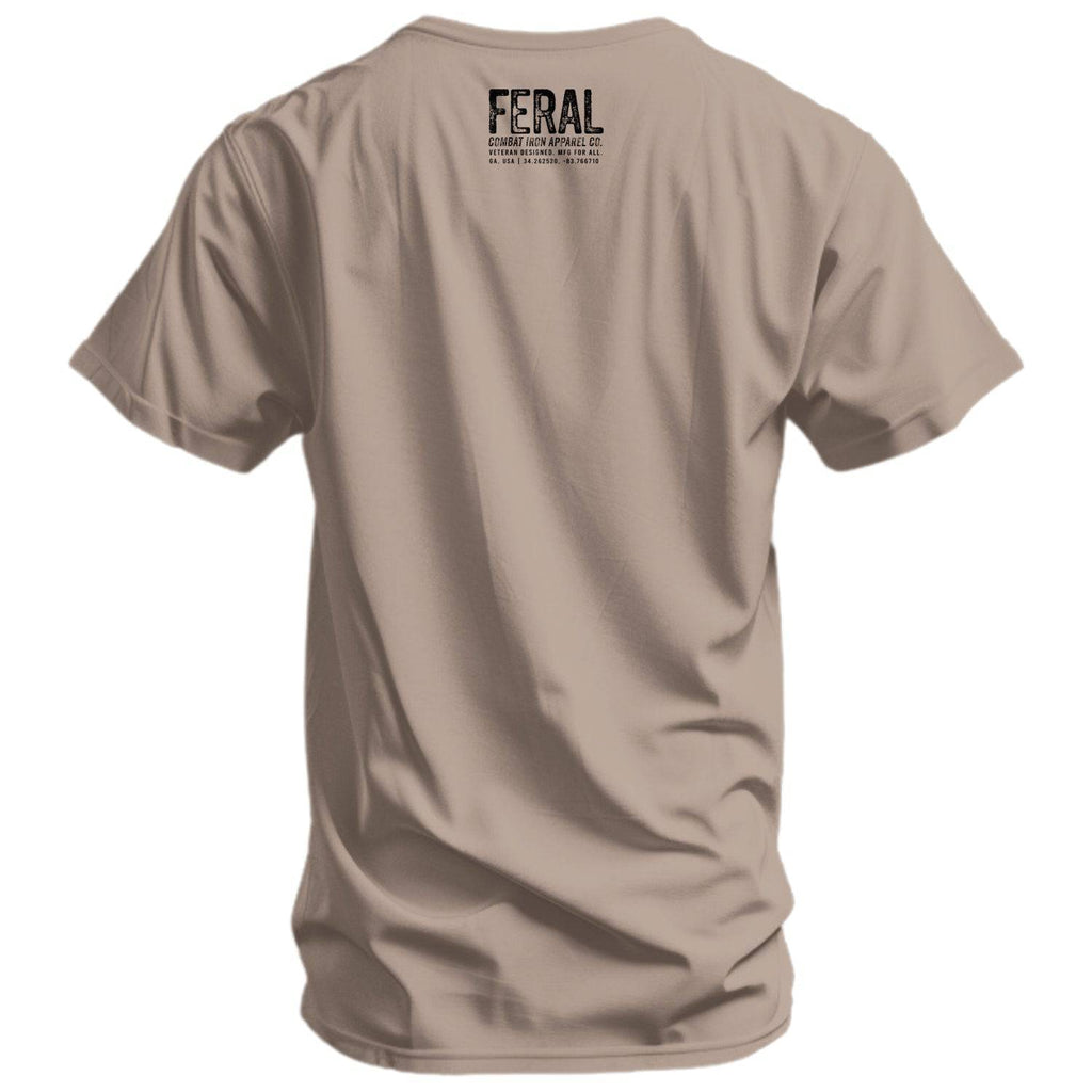Feral Distressed Men's T-Shirt Hoodie, Sweatshirt | CoreVibeTees.com (Image 2)