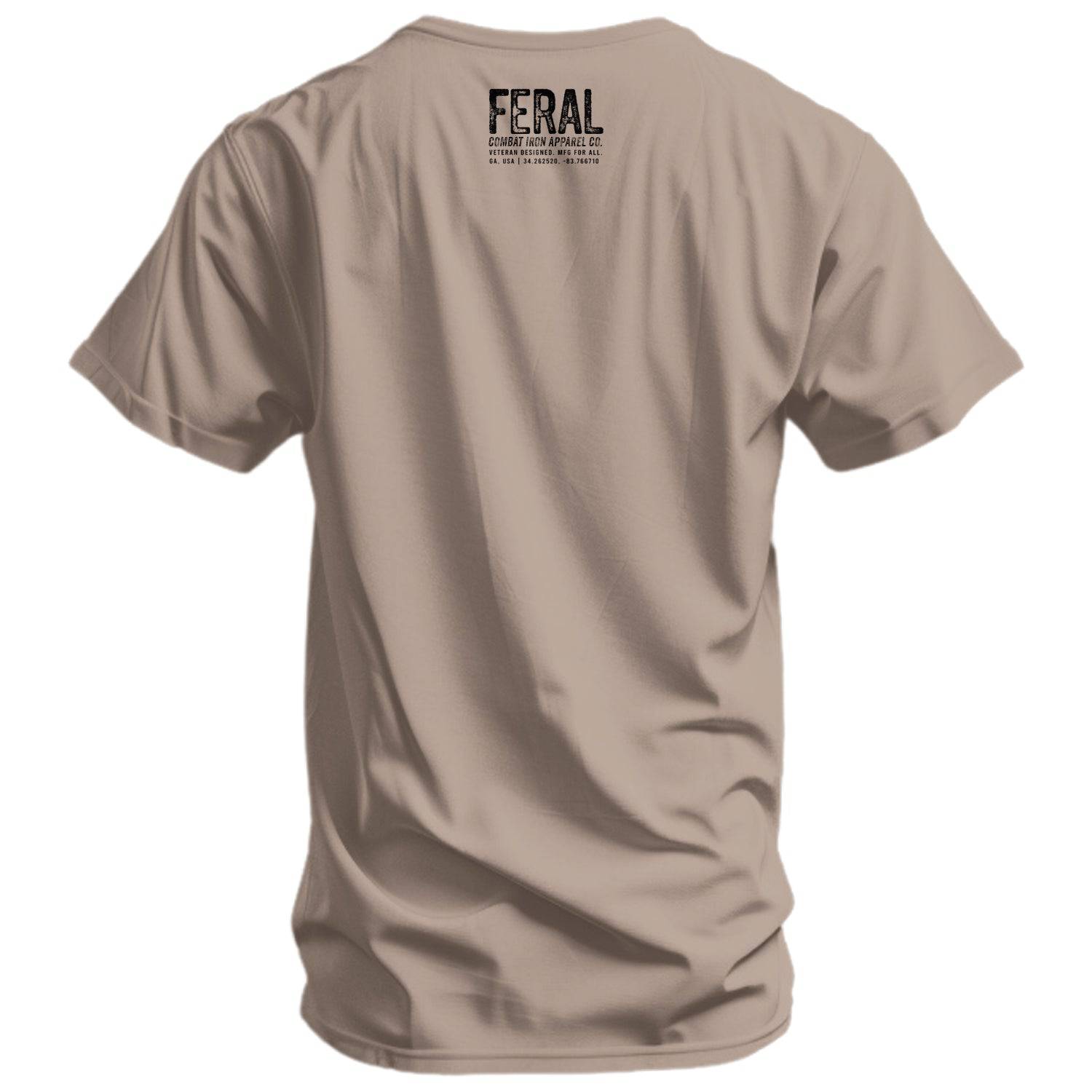 Feral Distressed Men's T-Shirt Hoodie, Sweatshirt | CoreVibeTees.com (Image 2)
