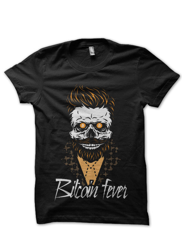 Bitcoin Fever Black T-Shirt Hoodie, Sweatshirt | CoreVibeTees.com